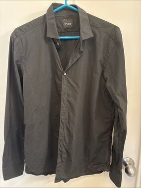 Purr Black Men’s Dress Shirt